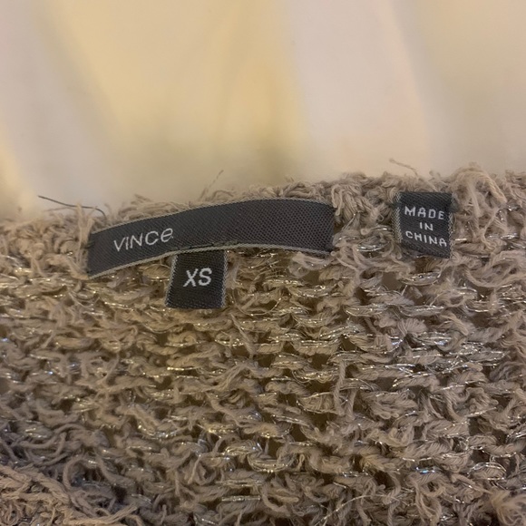 Grey Eyelet Vince Sweater - Picture 3 of 3